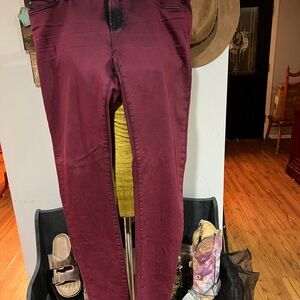 Dear John Women's Burgundy Skinny Jeans